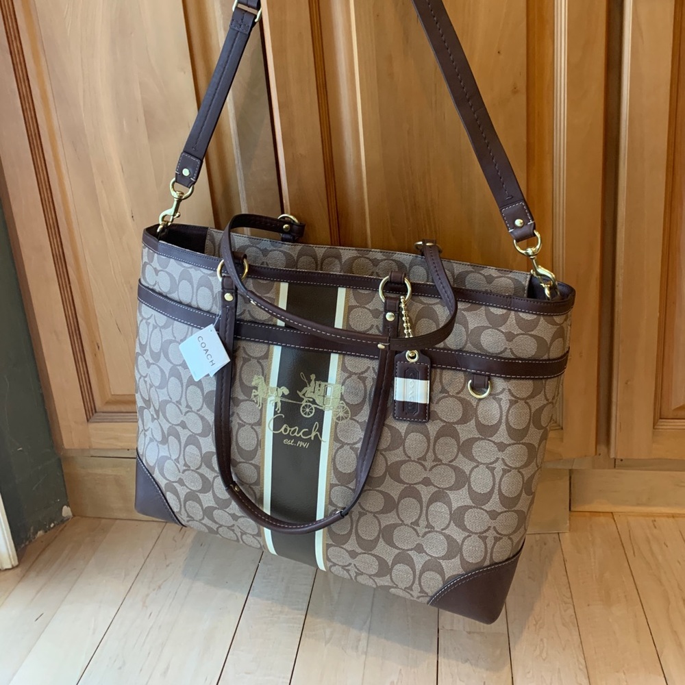Coach baby bag